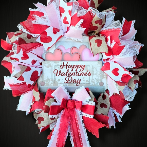 Valentine's Day Truck Wreath